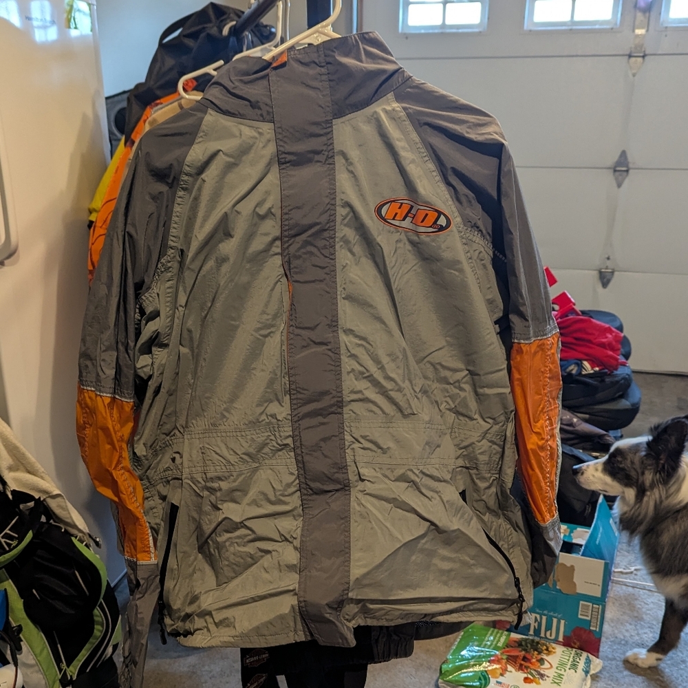 Large Harley Davidson 2 Piece Reflective Rain Suit